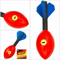 Mini raketa s píšťalkou - házecí míč ve tvaru šipky