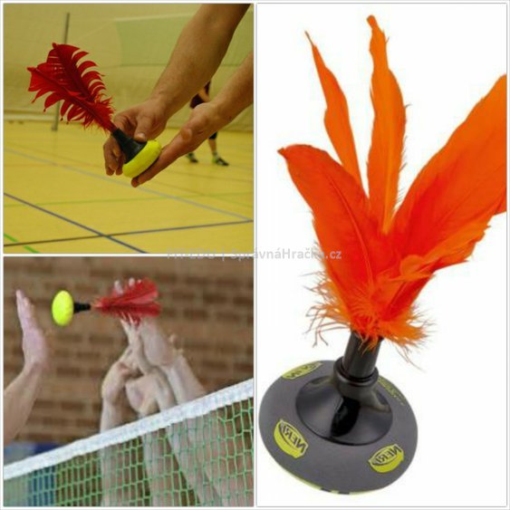 Indiaca "NERF" - sportovní hra s podobnými pravidly jako volejbal