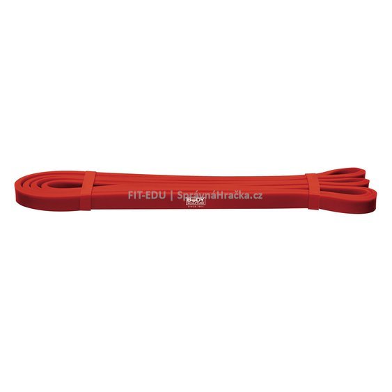 Fitness Loop BODY střední red - cvičební guma 208 x 1.3 cm