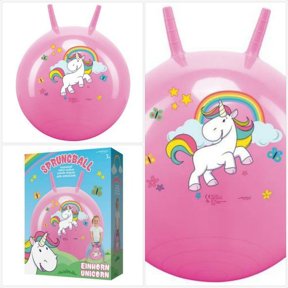 HOP míč Unicorn 45 - 50 cm - skákací zvířátko, rozvoj koordinace a rovnováhy