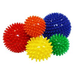 Ježek 6cm - míček s bodlinkami pro masáž rukou, nohou i zad