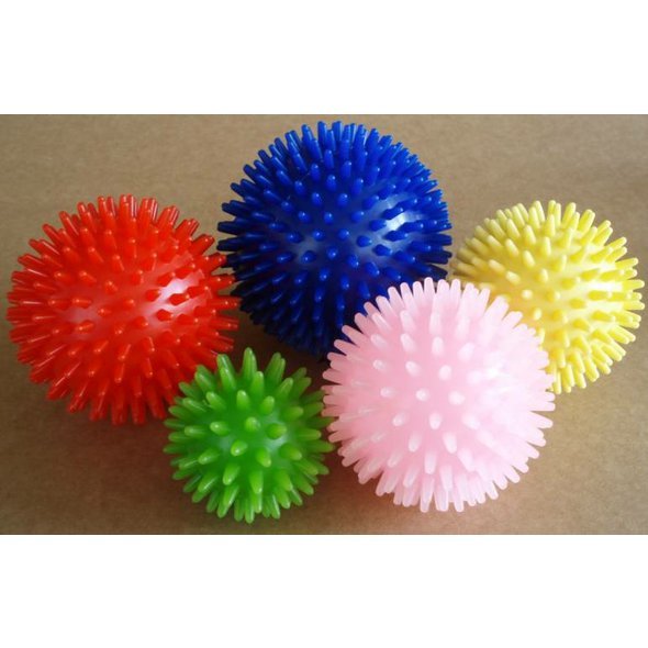 Ježek MULTI 10 cm - míček s bodlinkami pro masáž rukou, nohou i zad