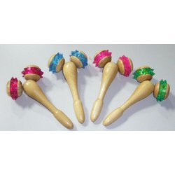 Masážní tyčinka - pro automasáž, se dvěma kuličkami s výstupky