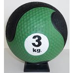 Medicinální míč De Luxe 3kg - Ø 23cm, pevná přírodní guma