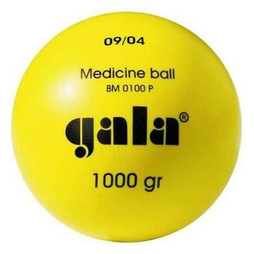 Medicinální míč GALA plastový 1 kg - k posilování