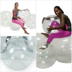 Opti Ball Gymnic 65 cm - průhledný míč k rehabilitaci a fyzioterapi
