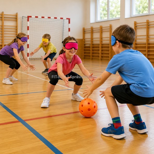 Páska na oči - k zakrytí očí při psychomotorických hrách
