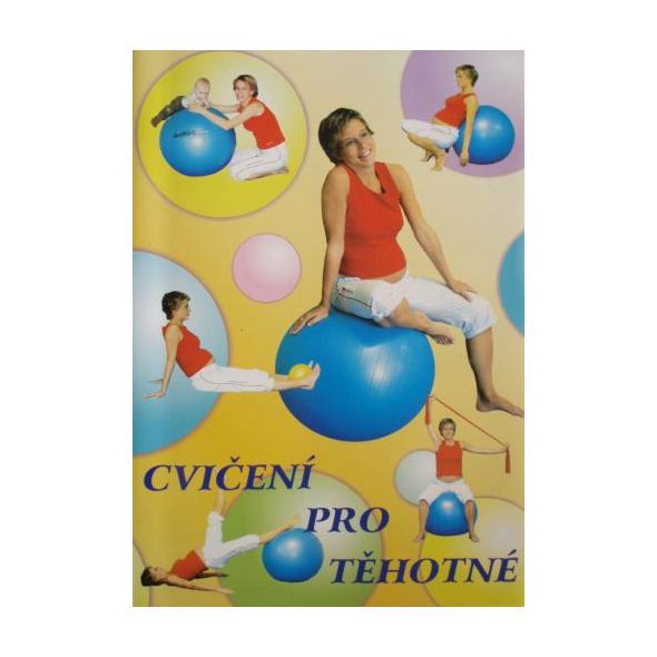 Publikace s ukázkami cviků - cvičení s míči v těhotenství i po porodu