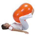 Senso Roll Gymnic 50 x 80 cm - velký oválný míč s masážními výstupky