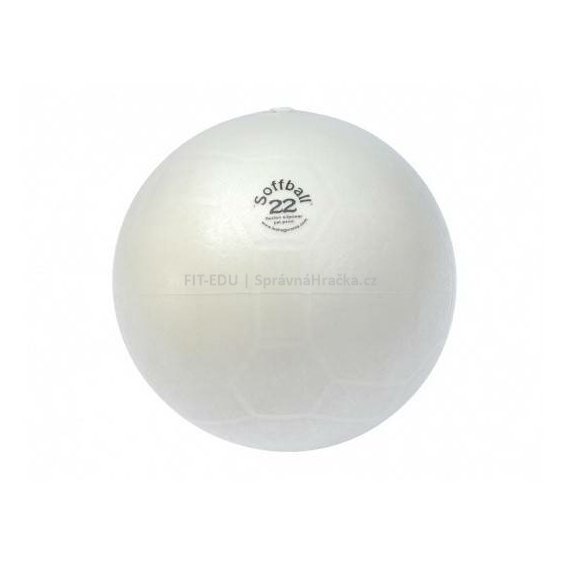 Soffball / Aerobic Ball 22 cm - cvičební míč, sametový povrch