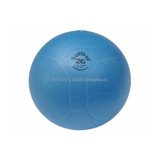 Soffball / Aerobic Ball 26 cm - cvičební míč, sametový povrch
