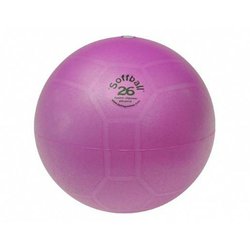 Soffball / Aerobic Ball 26 cm - cvičební míč, sametový povrch