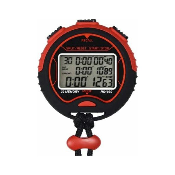 Stopky 30 časů kulaté