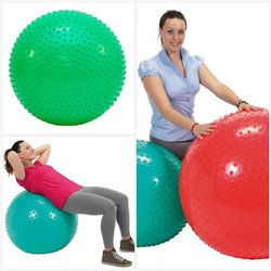 Therasensory 65 cm - gymnastický míč s masážními výstupky