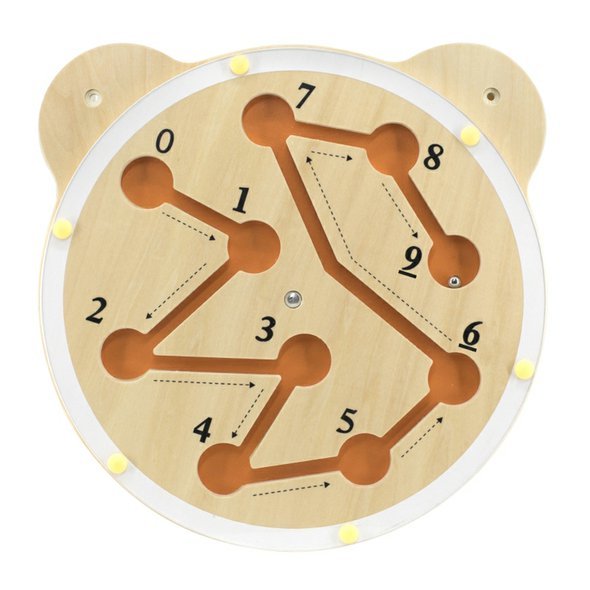 Kuličkodráha - dřevěná hra na stěnu