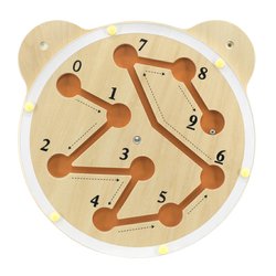 Kuličkodráha - dřevěná hra na stěnu