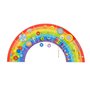 Rainbow - set dřevěných her na stěnu, 162 x 81 cm