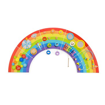Rainbow - set dřevěných her na stěnu, 162 x 81 cm Rainbow - set dřevěných her na stěnu, 162 x 81 cm