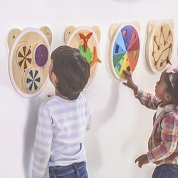 Ozubená kolečka a další hry na stěnu