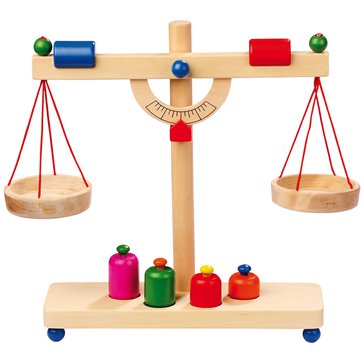 Váha pro děti – funkční model ze dřeva