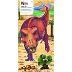 3D dinosaurus "TREX" - ve tmě svítící nalepovací dekorace
