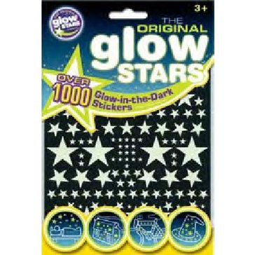 GlowStars 1000 nálepek - hvězdičky ve tmě svítící