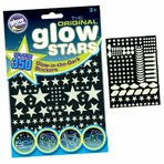 GlowStars 350 nálepek - hvězdičky různých velikostí ve tmě svítící