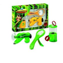 Set Discovery K  - sada s dětským mikroskopem a nádobou na pozorování brouků