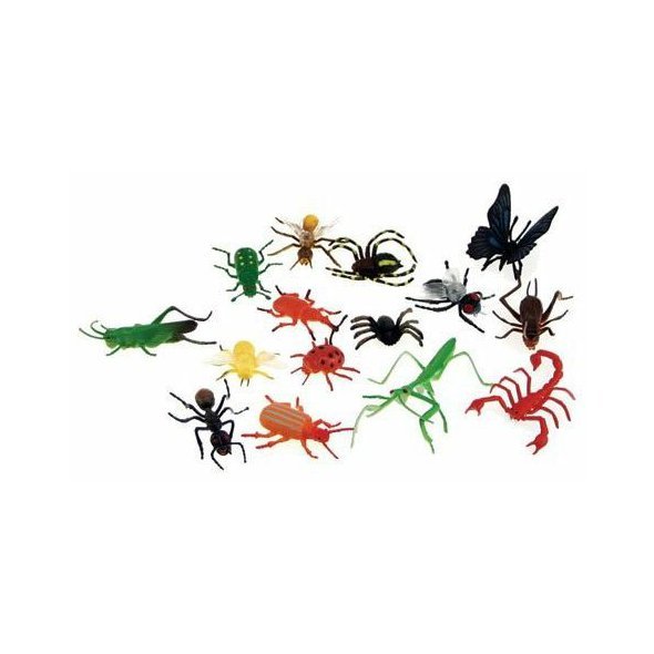 Velká sada brouků - různí plastoví brouci pro děti na hraní
