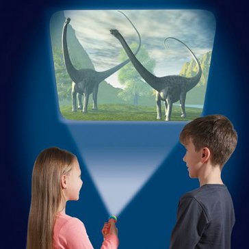Foto-projektor "Dinosauři" a kapesní svítilna