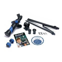 Dětský teleskop s délkou tubusu 33cm a max. zvětšením 90x,na  kovovém stativu