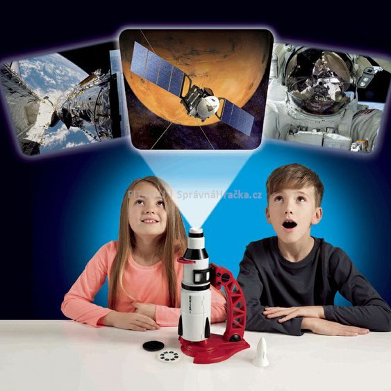 Dětský vesmírný projektor a strážce pokojíčku "Raketa"