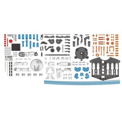 Hydraulická robotická ruka -  je plně funkční stavebnice