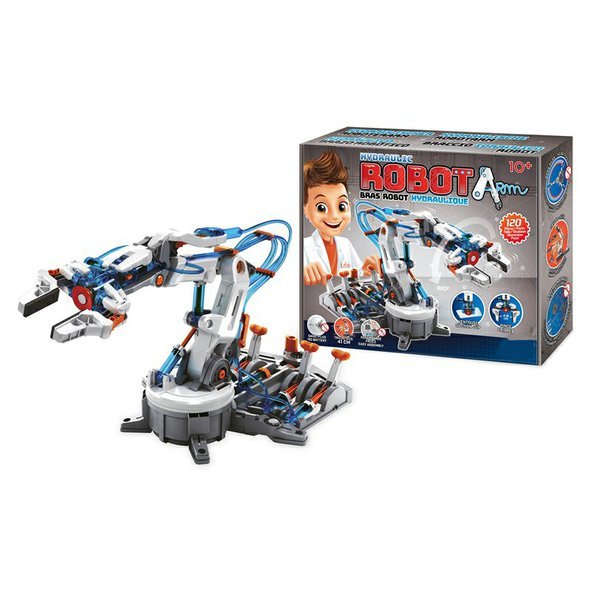 Hydraulická robotická ruka -  je plně funkční stavebnice