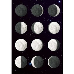 Věrný model měsíce s reálnou texturou a plastickým povrchem - na dálkové ovládání