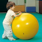 Gymnastický míč - Ø 65 cm, pro cvičení a rehabilitaci dětí