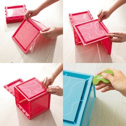 Skládej a tvoř - velká barevná stavebnice s geometrickými tvary