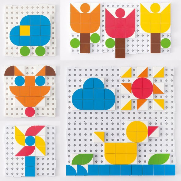 Puzzle “Tvary a barvy“ - hra na prostorovou orientaci a kreativitu