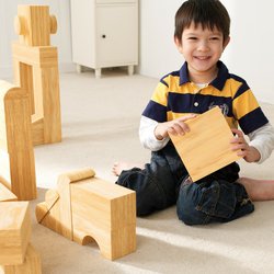 SoftWood "XL" - veliká stavebnice pro děti z EVA materiálu