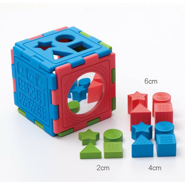 Naučná kostka - hra s tvary na prostorové vnímání