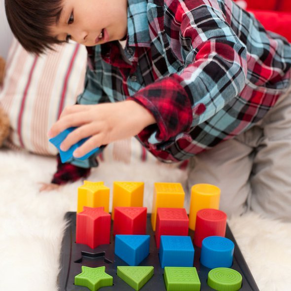 Tvary a výška - hra na prostorové vnímání a představivost