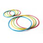 Gymnastické obruče - set 4 ks Ø 60 cm, 4 ks Ø 35 cm