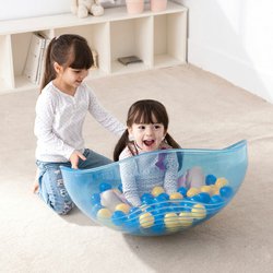 Houpací mísa průhledná - pro hru, cvičení a terapii dětí