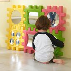 Zrcadlová krychle - velká stavebnice pro děti s optickými klamy