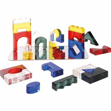 Barevné bloky 25 ks – hra s tvary a barvami