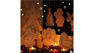 Výrobky ze dřeva k domalování