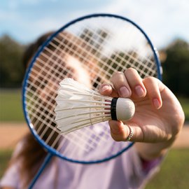 Badminton – dětské badmintonové rakety a košíčky