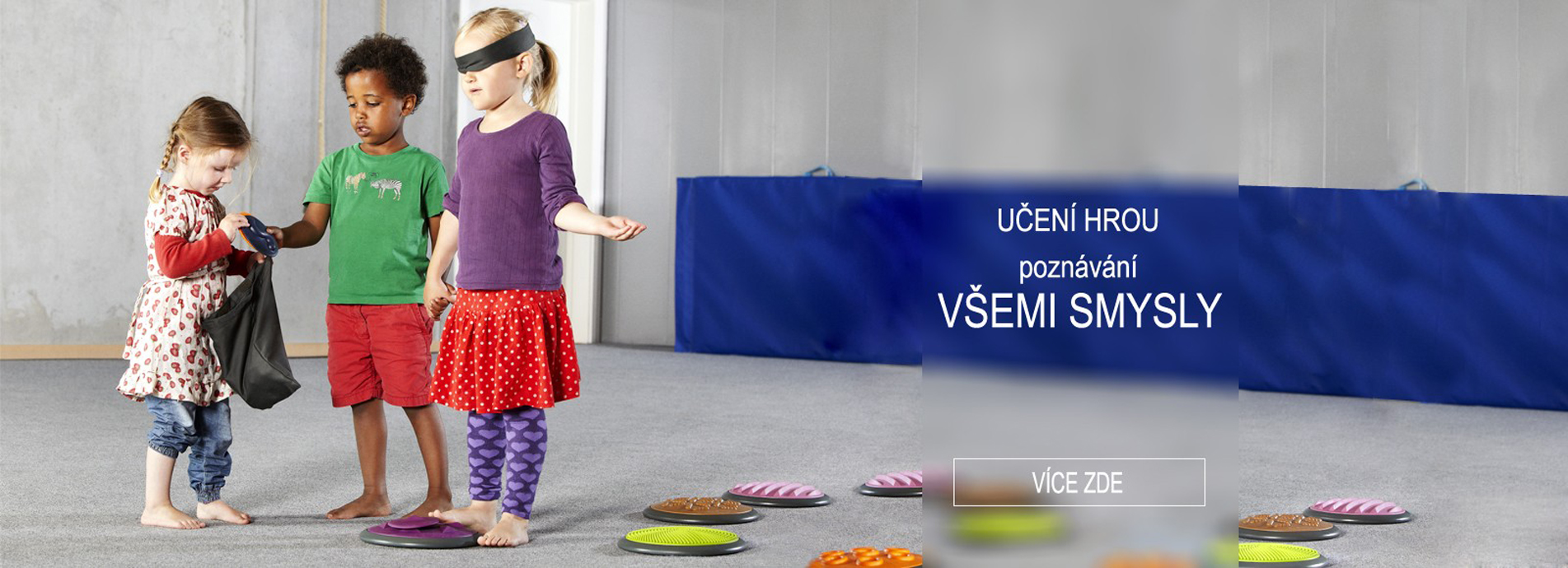 Taktilní disky "A" - hra na dotykové vnímání