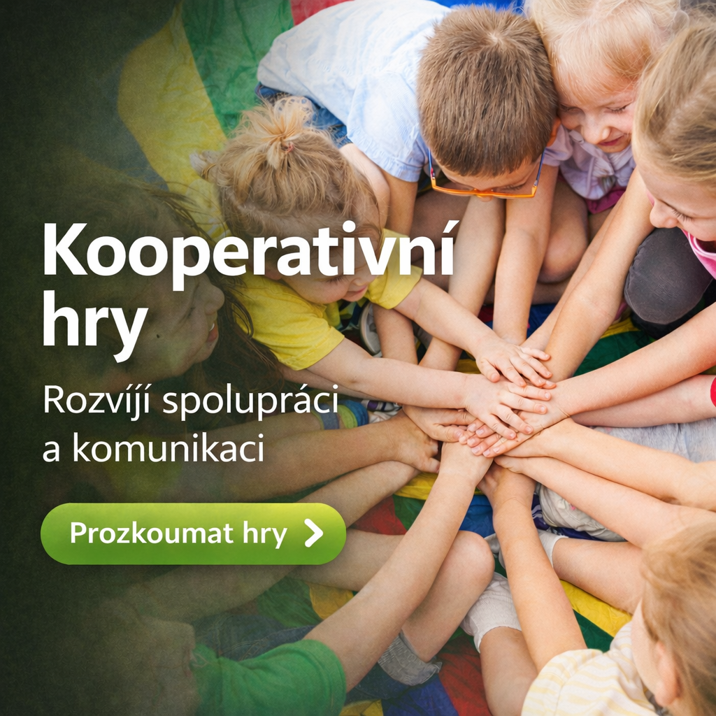 Objevte kooperativní hry pro děti, které podporují spolupráci, komunikaci a týmovou práci. Zábavnou formou učí děti řešit úkoly společně a rozvíjet sociální dovednosti. Vhodné pro mateřské školy i volnočasové aktivity.