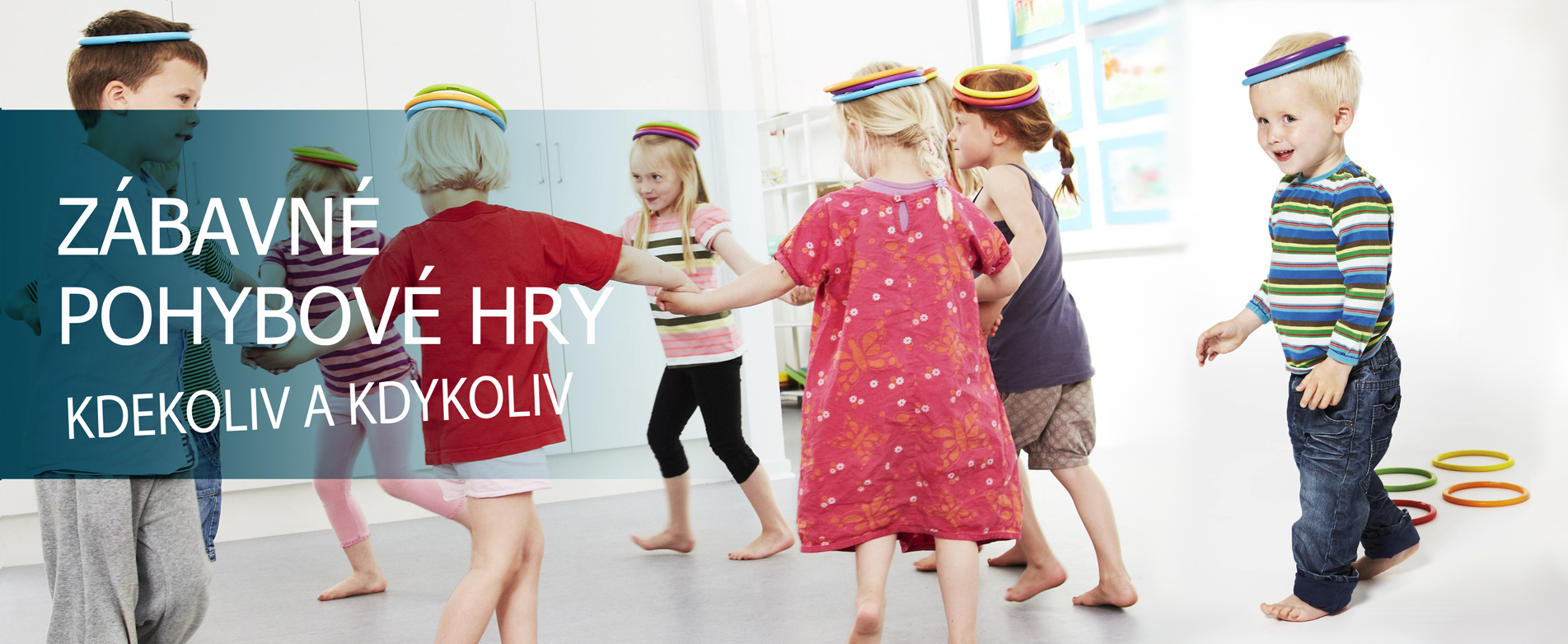 Kroužky k aktivitám 6ks - rytmickým, gymnastickým